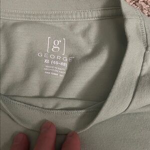 George Mint Green Crew Neck Tee XL